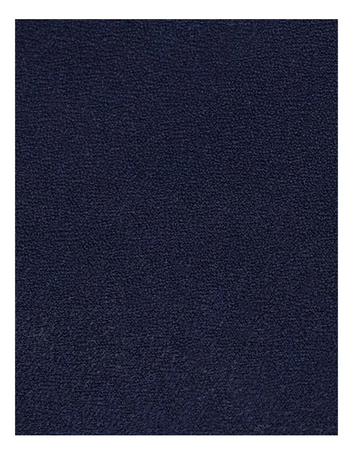 Premium Silk Width Tie 6.5cm in Navy image 2