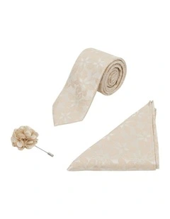 Charis Tie Set 3 Pack in Natural