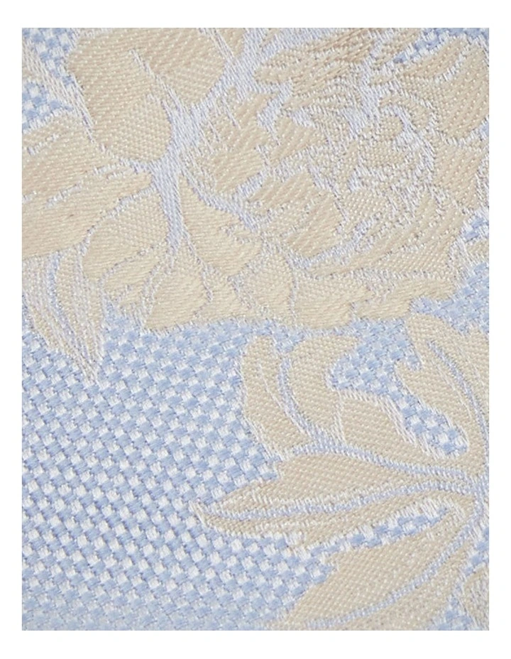 Hector Floral Width Tie 6.5cm in Light Blue image 2