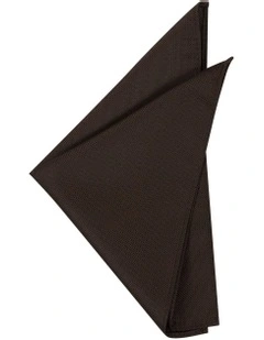 Dakota Pocket Square in Chocolate