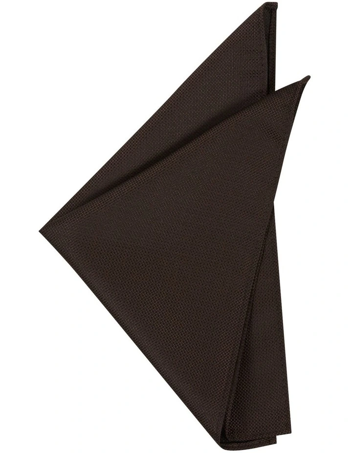 Dakota Pocket Square in Chocolate image 1