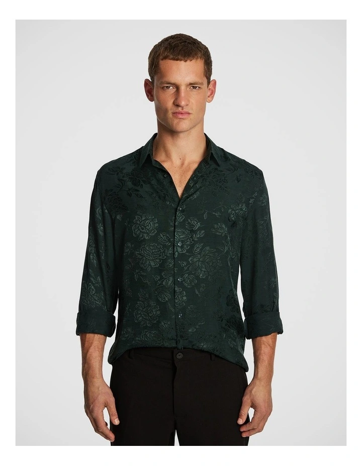 Kingly Shirt in Emerald Green image 1
