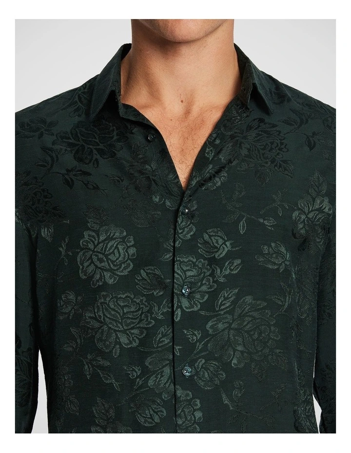 Kingly Shirt in Emerald Green image 3