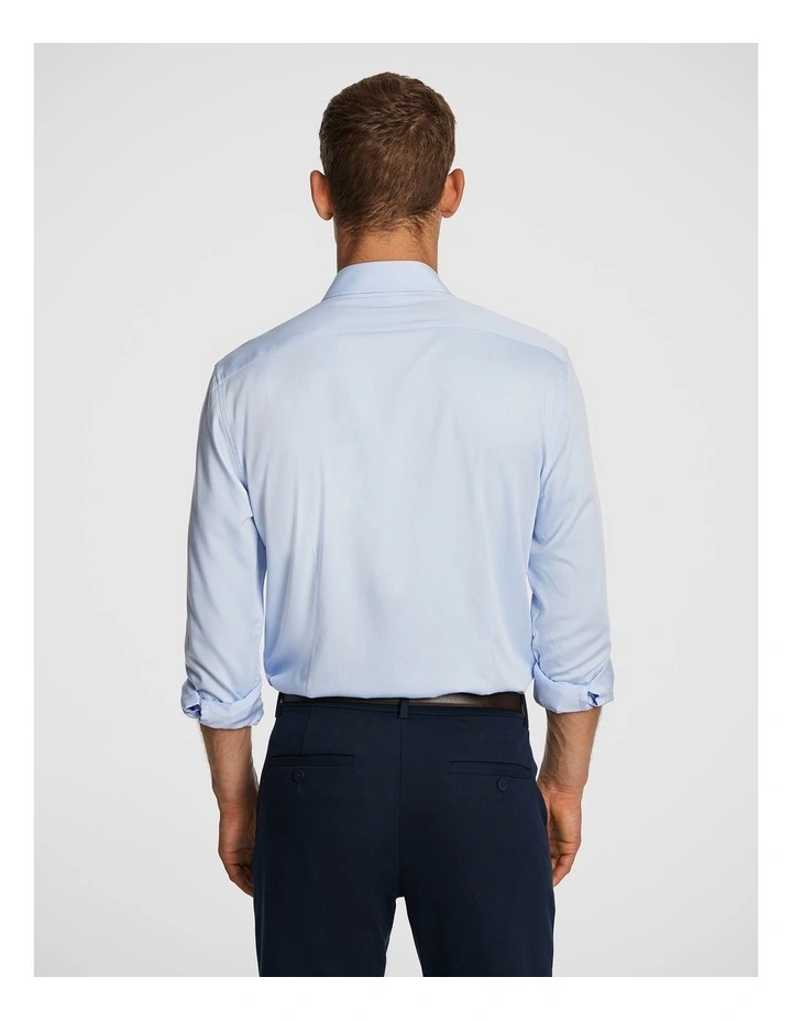 Heathcoat Slim Bamboo Shirt in Light Blue image 2