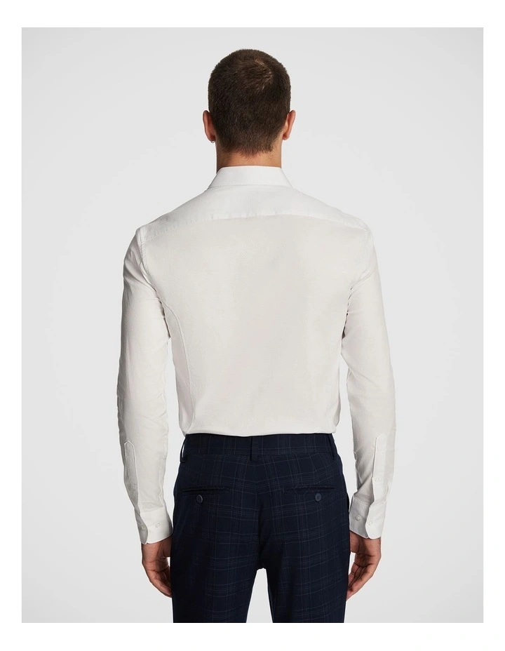 Euro Muscle Fit Shirt in White image 2