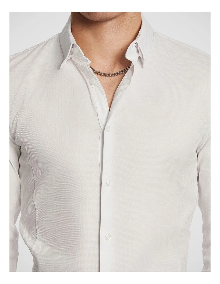 Euro Muscle Fit Shirt in White image 3