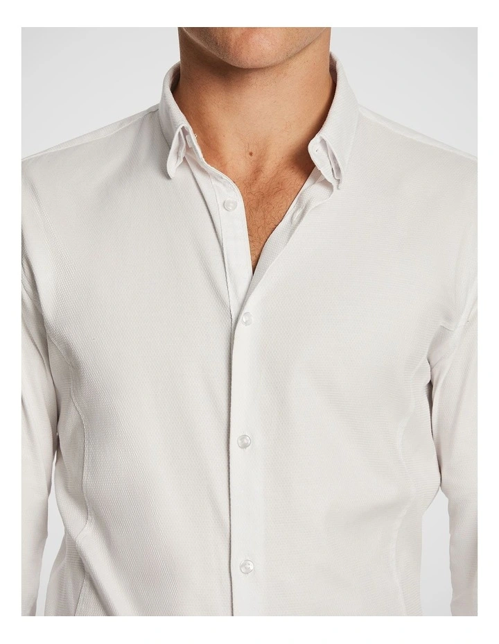 Euro Muscle Fit Shirt in White image 3