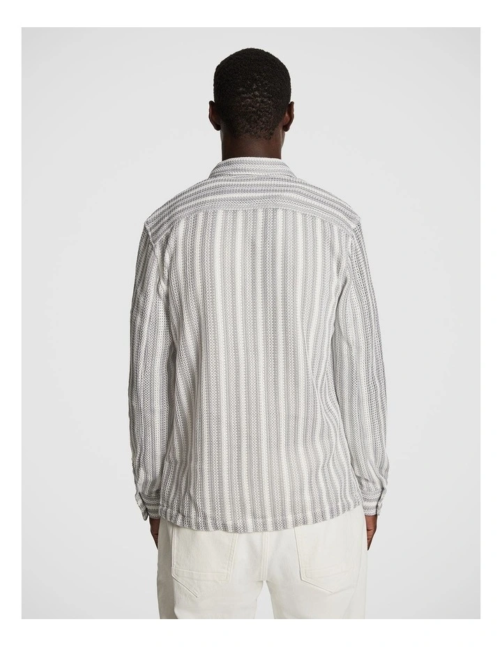 Moloka Stripe Textured Shirt in Multi image 2