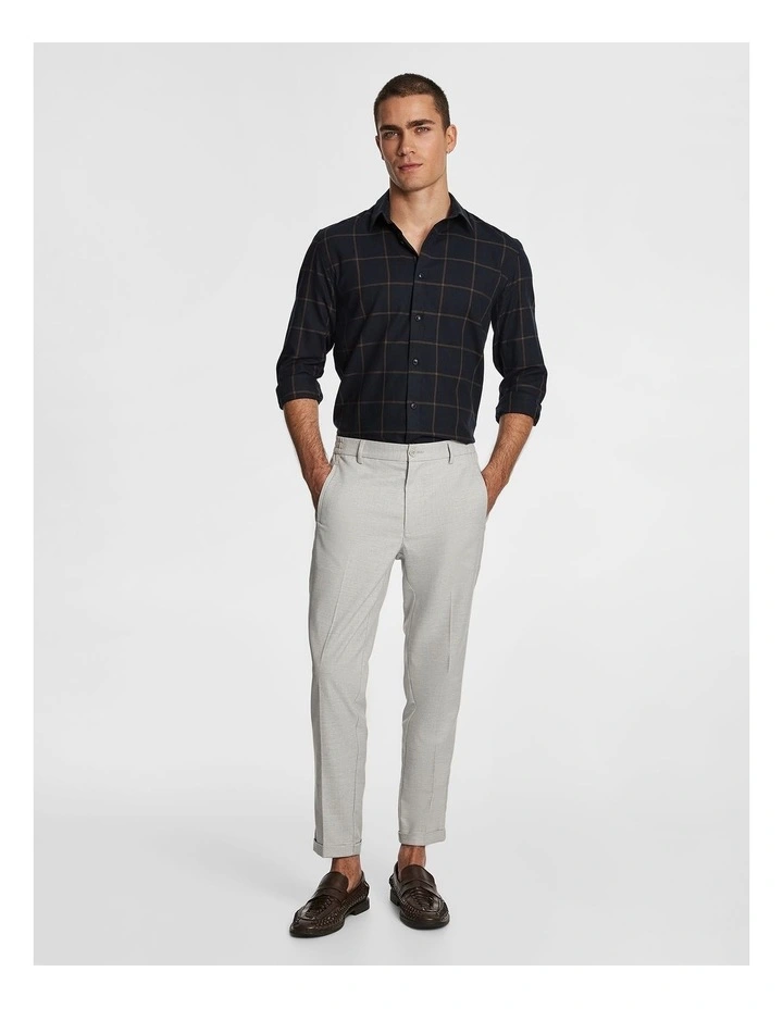 Riggo Check Shirt in Navy image 5