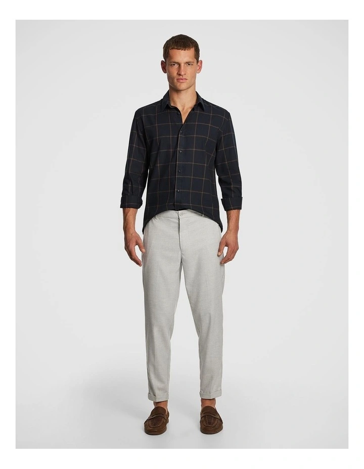 Riggo Check Shirt in Navy image 5