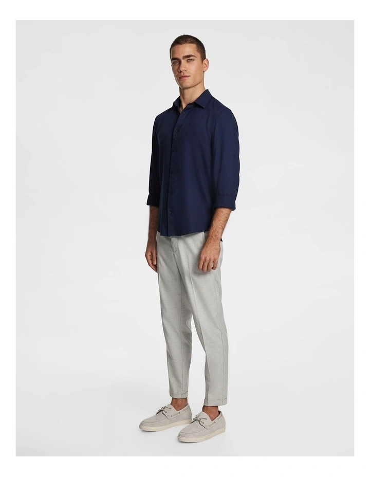 Anderson Textured Shirt in Navy image 4