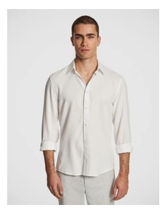 Anderson Textured Shirt in White