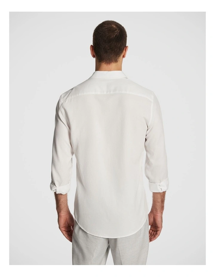 Anderson Textured Shirt in White image 2