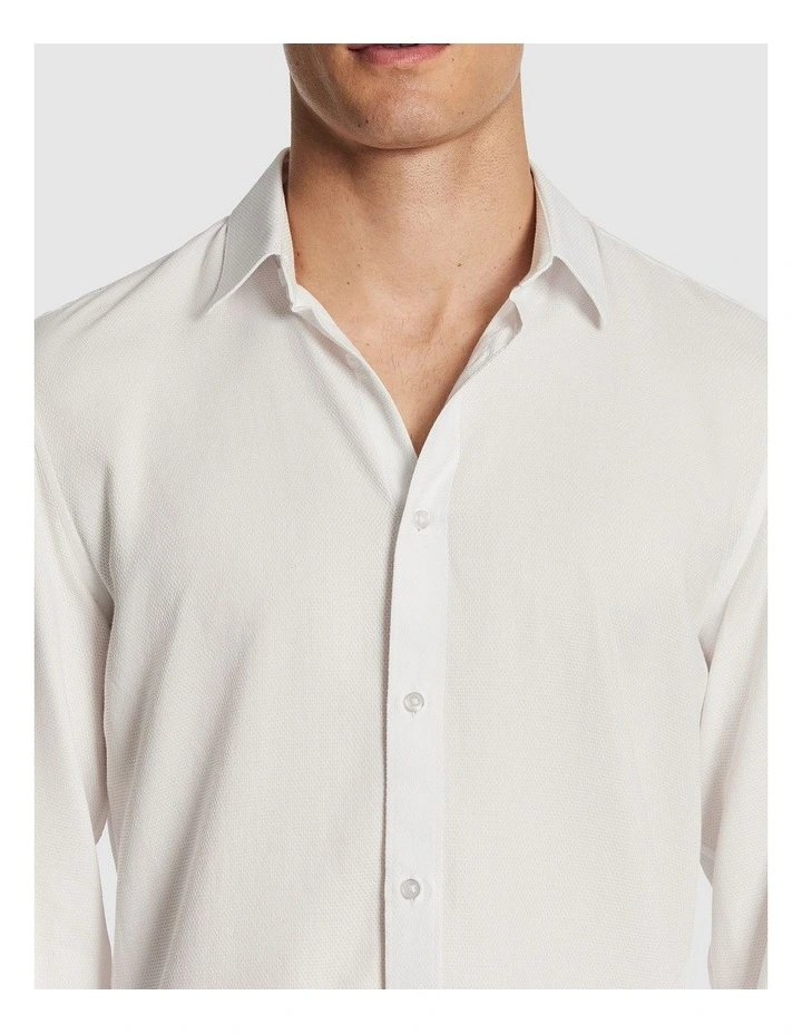 Anderson Textured Shirt in White image 3