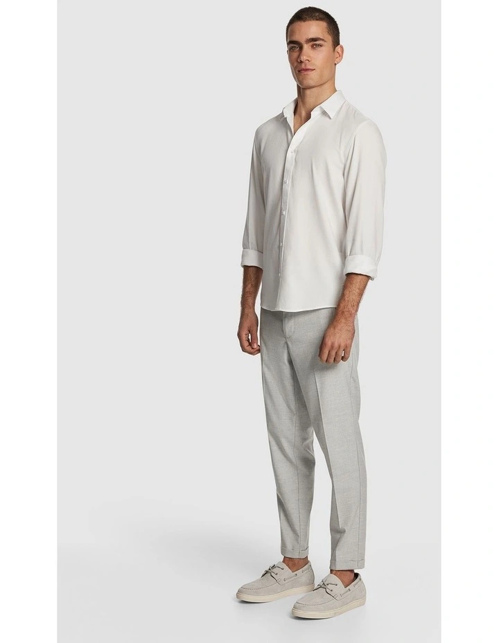 Anderson Textured Shirt in White image 4