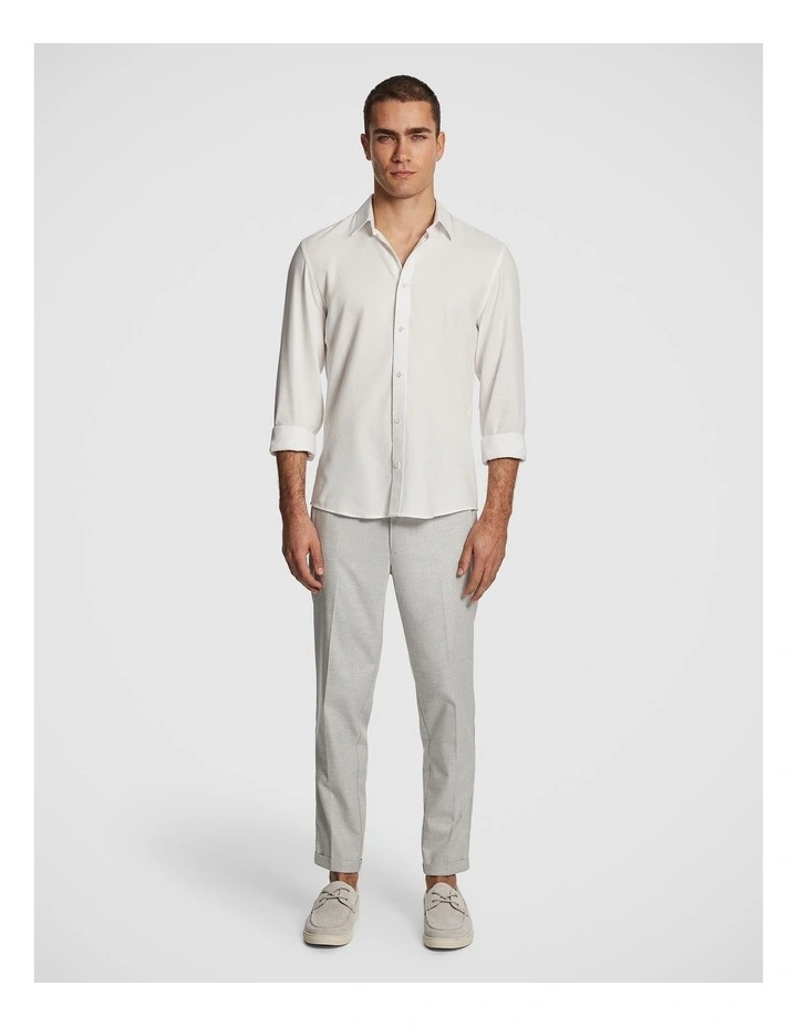 Anderson Textured Shirt in White image 5