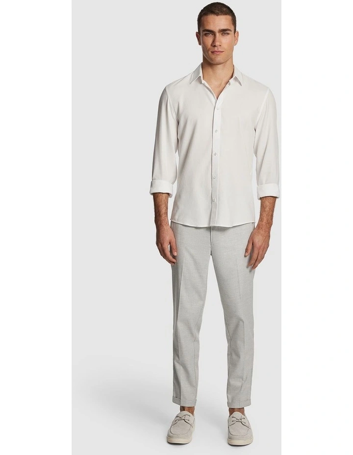 Anderson Textured Shirt in White image 5