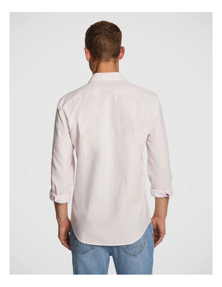 Cooper Stripe Shirt in Pink image 2