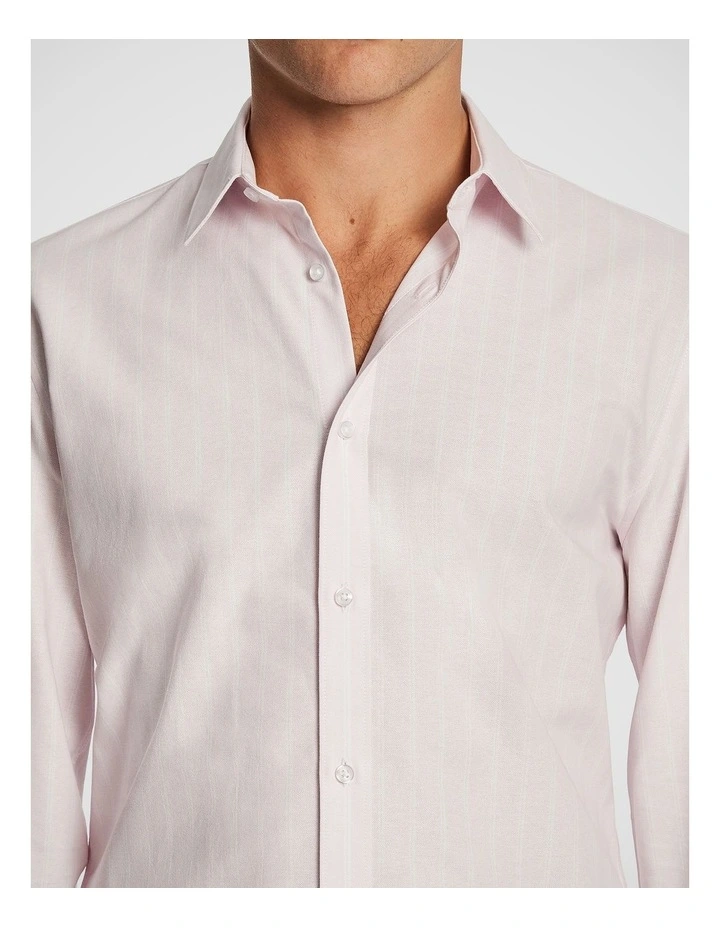 Cooper Stripe Shirt in Pink image 3