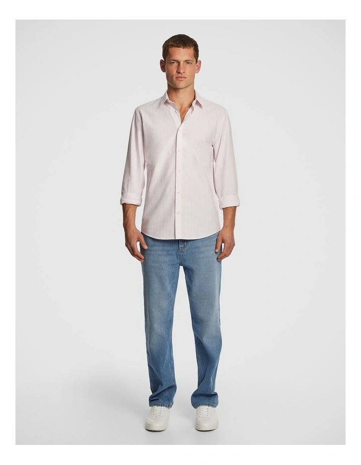 Cooper Stripe Shirt in Pink image 5