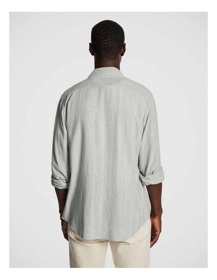 River Stripe Shirt in Mint image 2