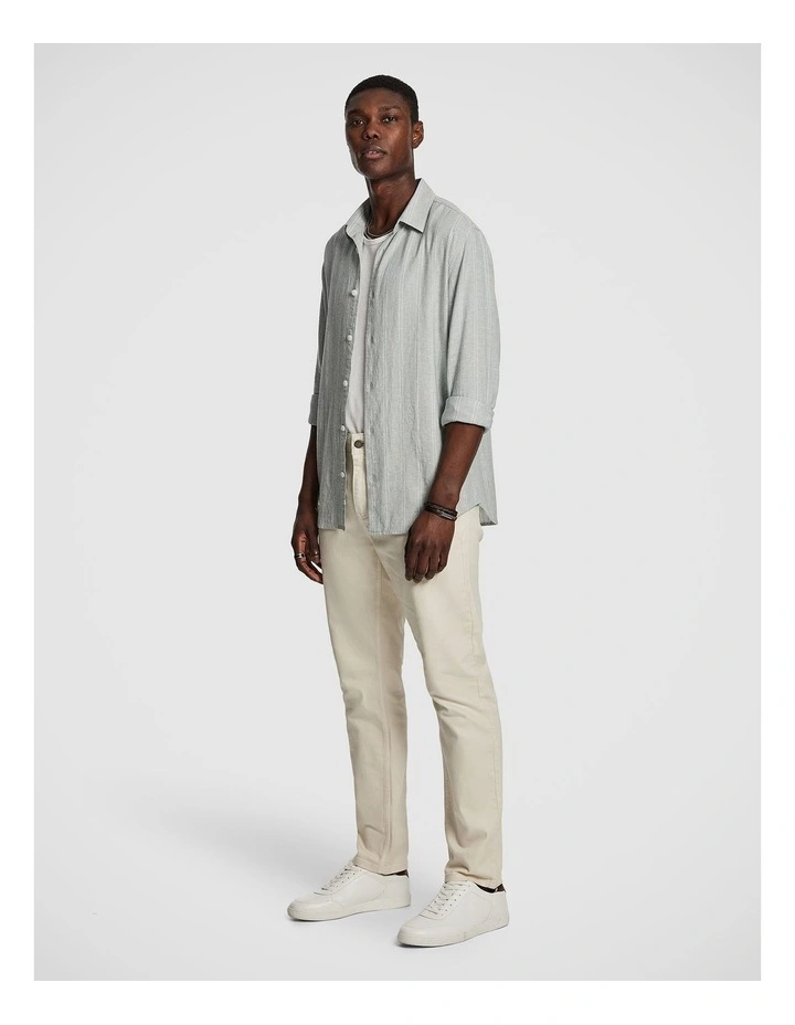 River Stripe Shirt in Mint image 4