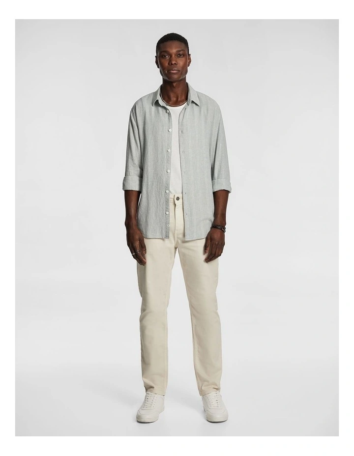 River Stripe Shirt in Mint image 5