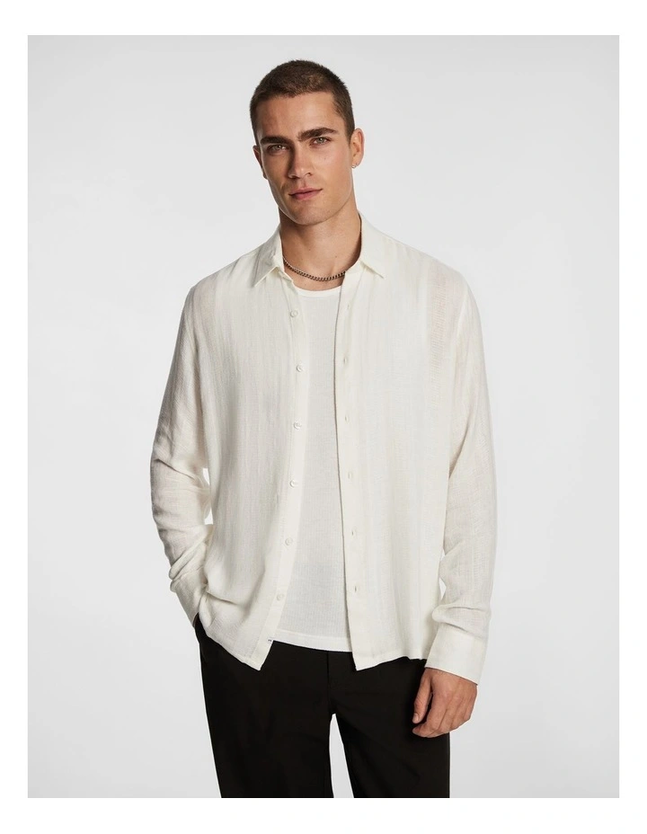 Koa Shirt in Off White image 1