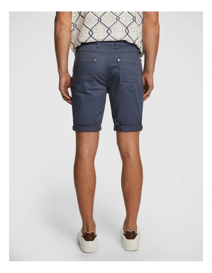 Herston Chino Short in Blue Smoke image 2