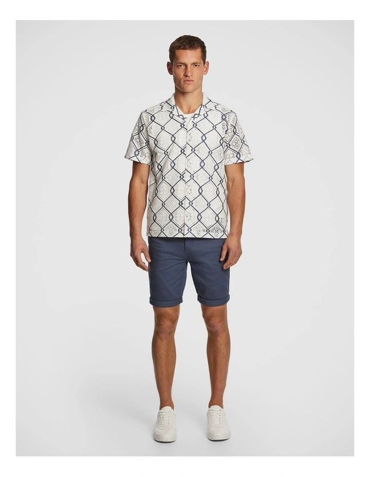 Herston Chino Short in Blue Smoke image 5