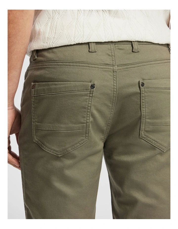 Herston Chino Shorts in Khaki Green image 4