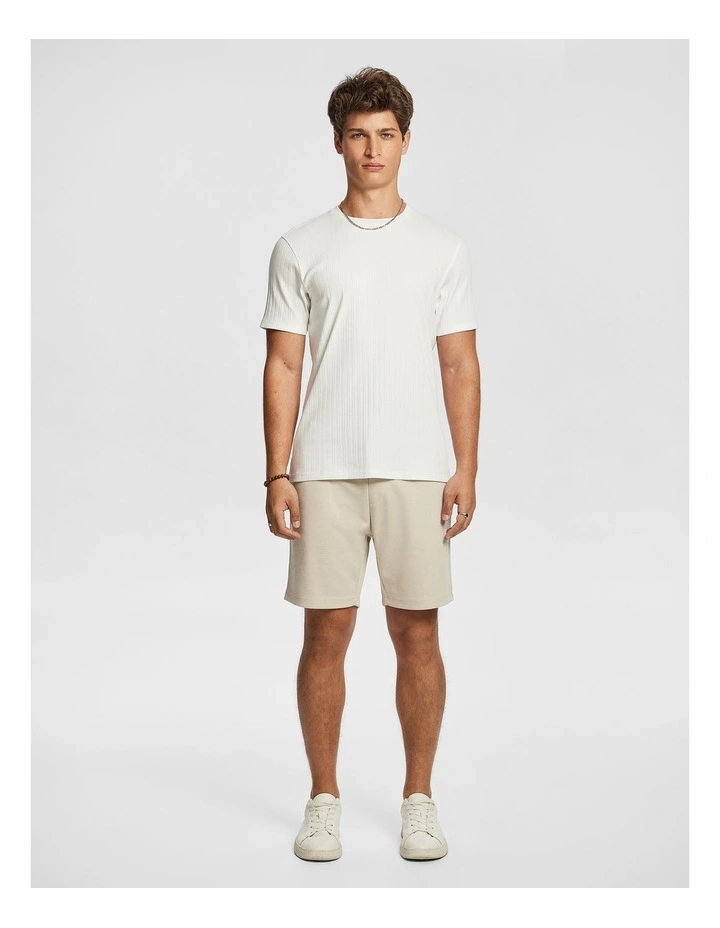 Avenue Jersey Short in Natural image 5