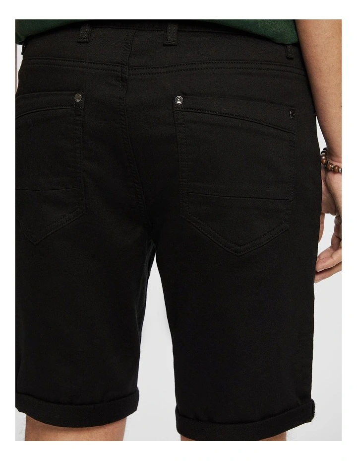 Herston Reg Shorts in Black image 4