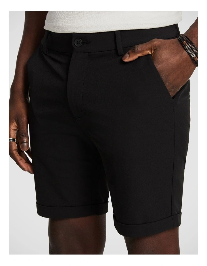 Performance Stretch Short in Black image 3