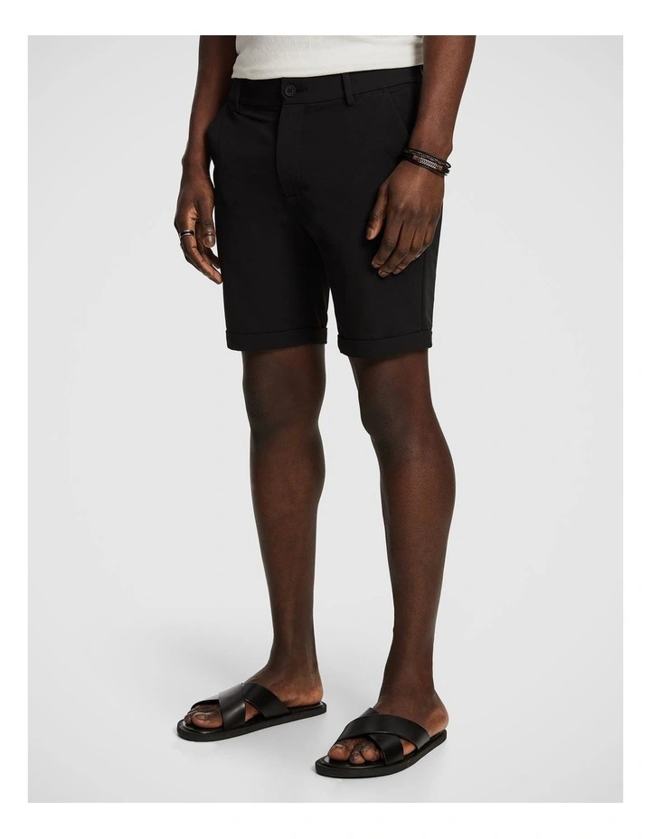 Performance Stretch Short in Black image 4