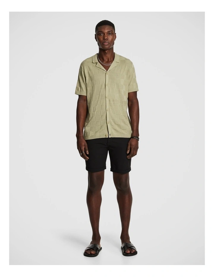 Performance Stretch Short in Black image 5