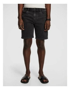 Cancun Denim Short in Charcoal