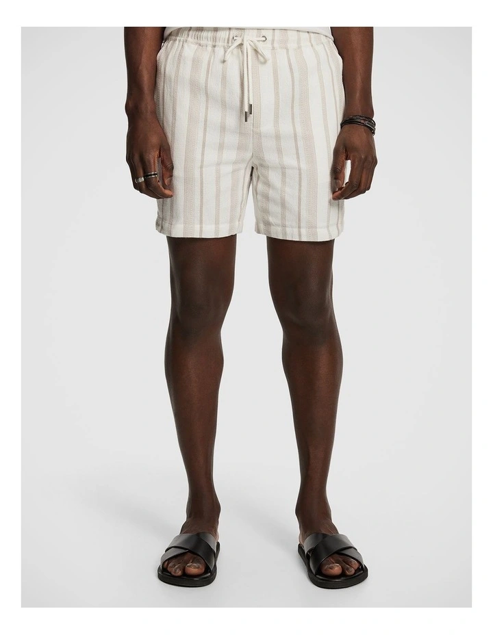 Island Stripe Short in Natural image 1