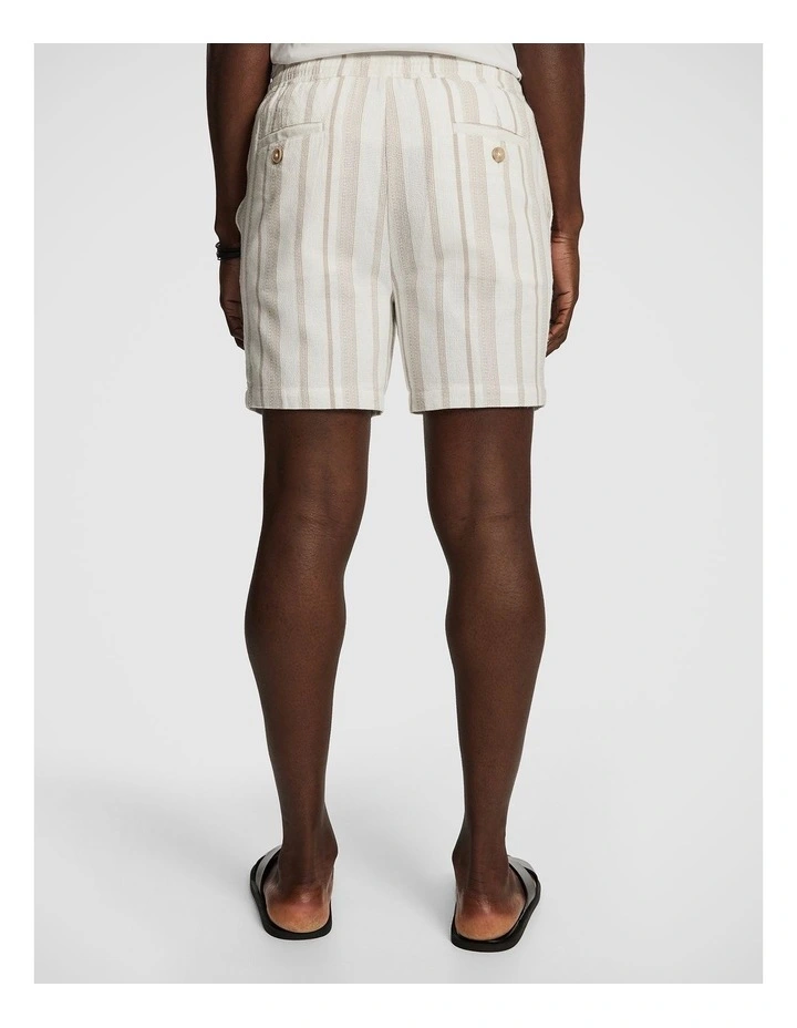 Island Stripe Short in Natural image 2