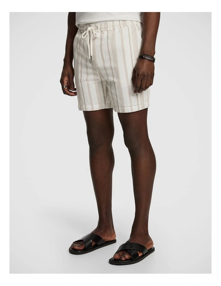 Island Stripe Short in Natural image 3