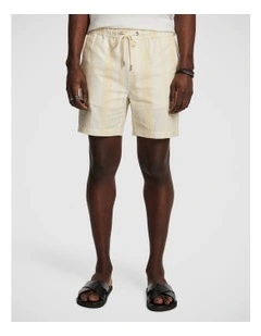 Sanders Stripe Short in Yellow