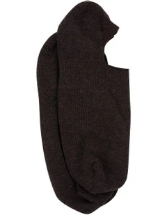No Show Sock in Chocolate