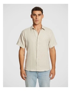 Lewis Pure Linen Shirt in Natural 7