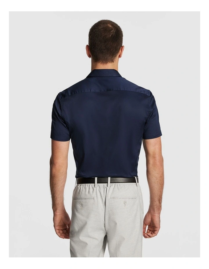 Marvel Muscle Fit Shirt in Navy image 2