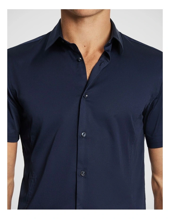 Marvel Muscle Fit Shirt in Navy image 3