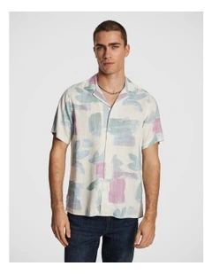 Eden Linen Blend Shirt in Multi