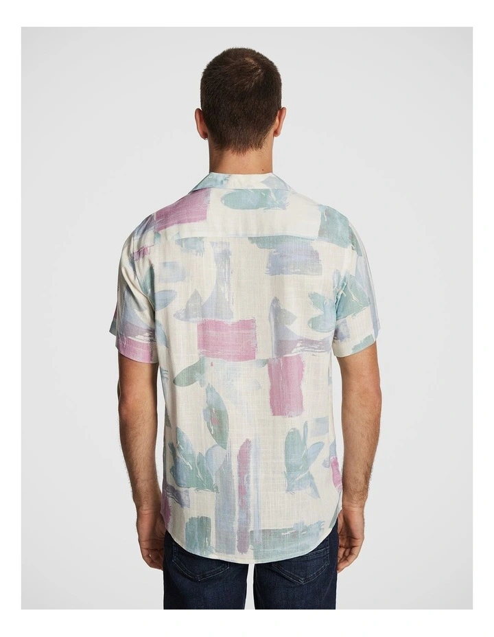 Eden Linen Blend Shirt in Multi image 2