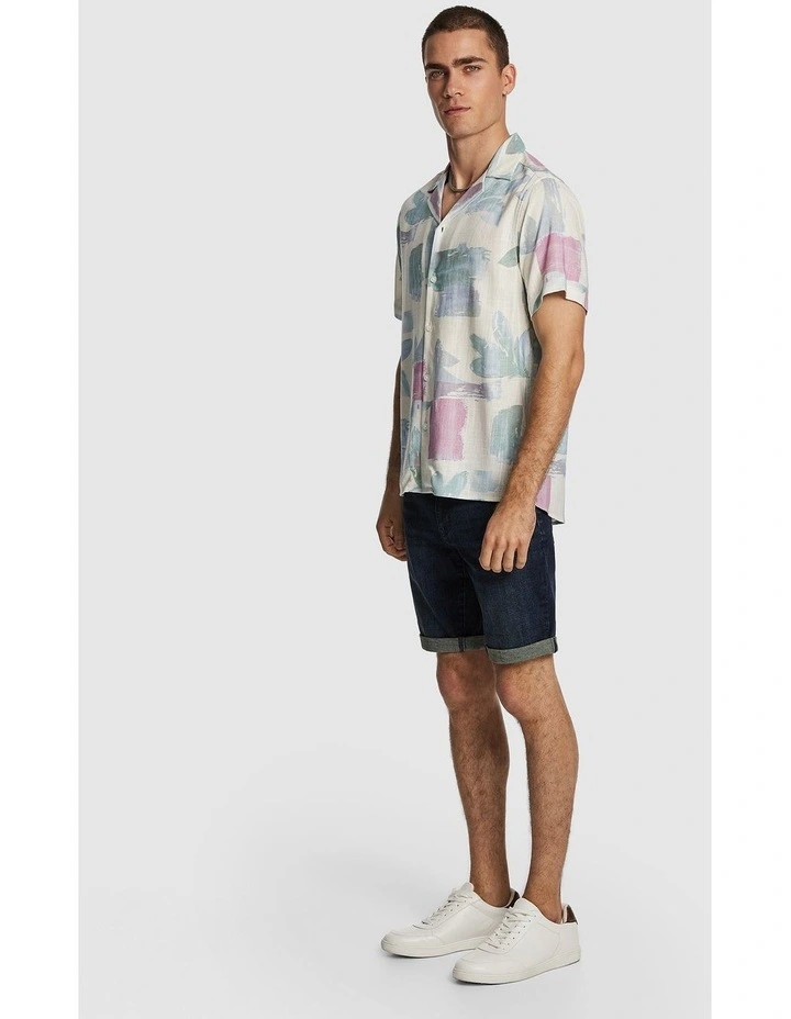 Eden Linen Blend Shirt in Multi image 4