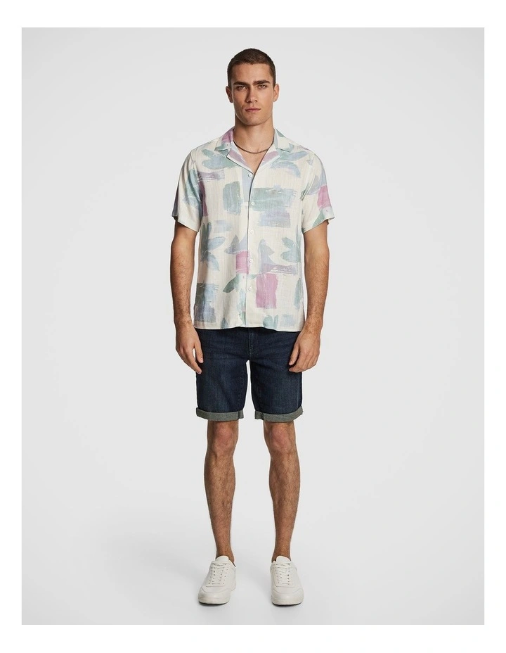 Eden Linen Blend Shirt in Multi image 5
