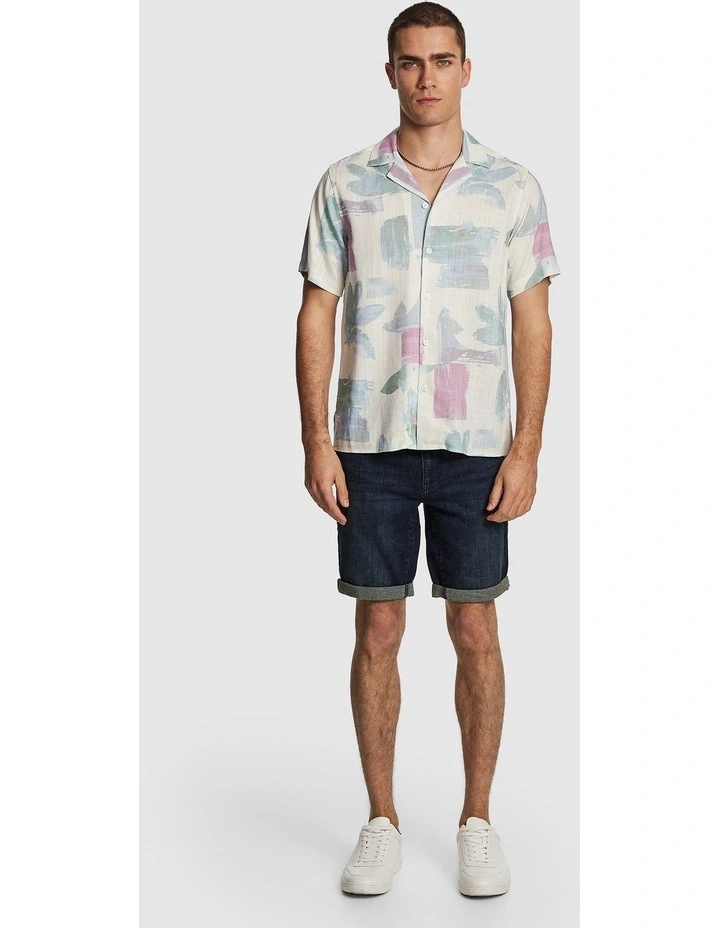 Eden Linen Blend Shirt in Multi image 5